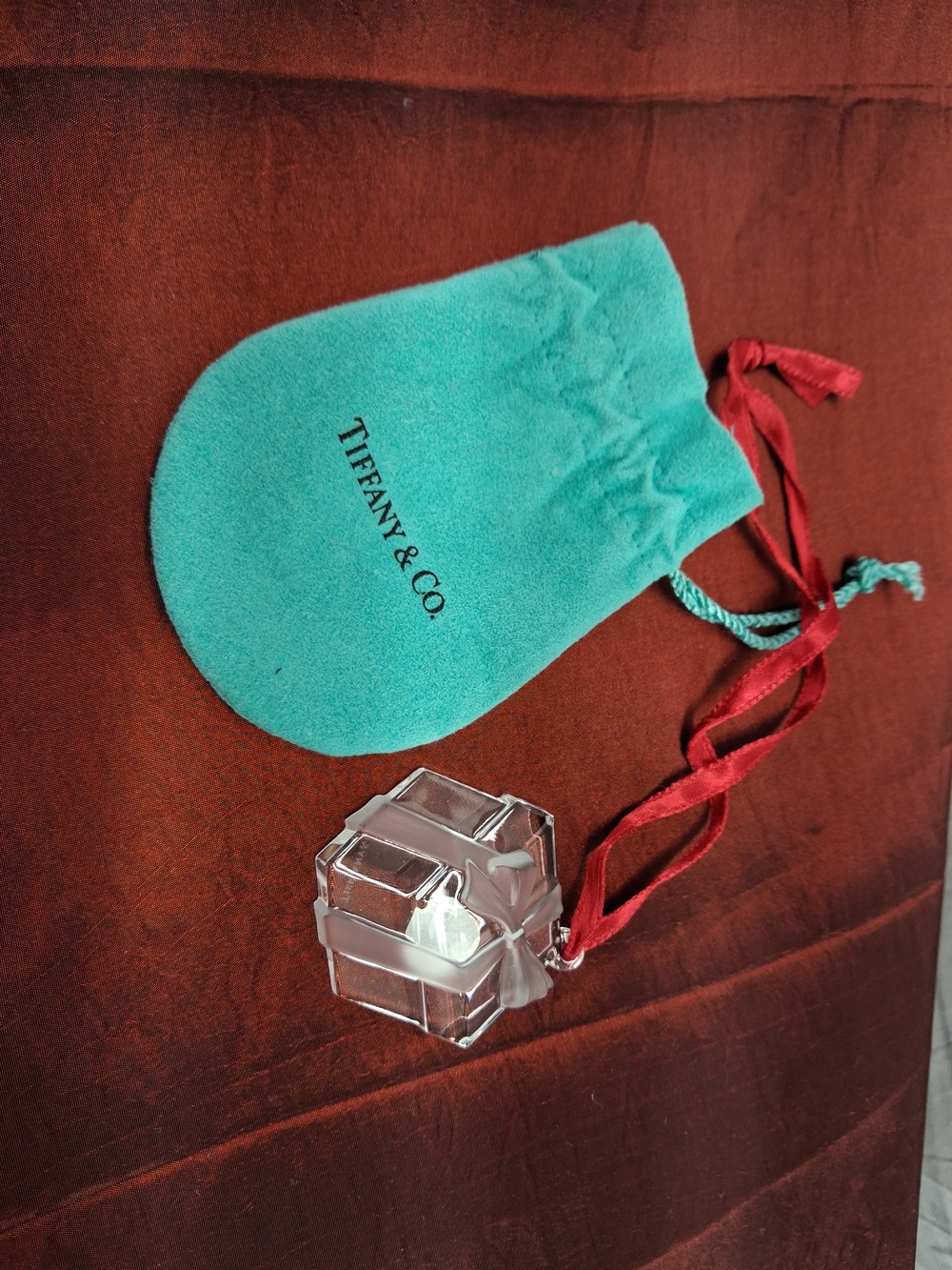 Tiffany and Co. Crystal Ornament